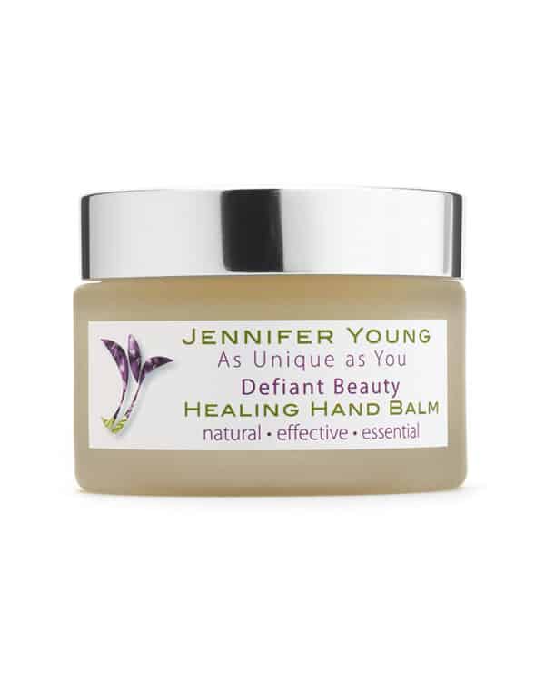 Healing Hand Balm 50ml Jennifer Young glass tub