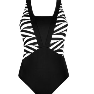 Faro Swimsuit | Black/White | Amoena