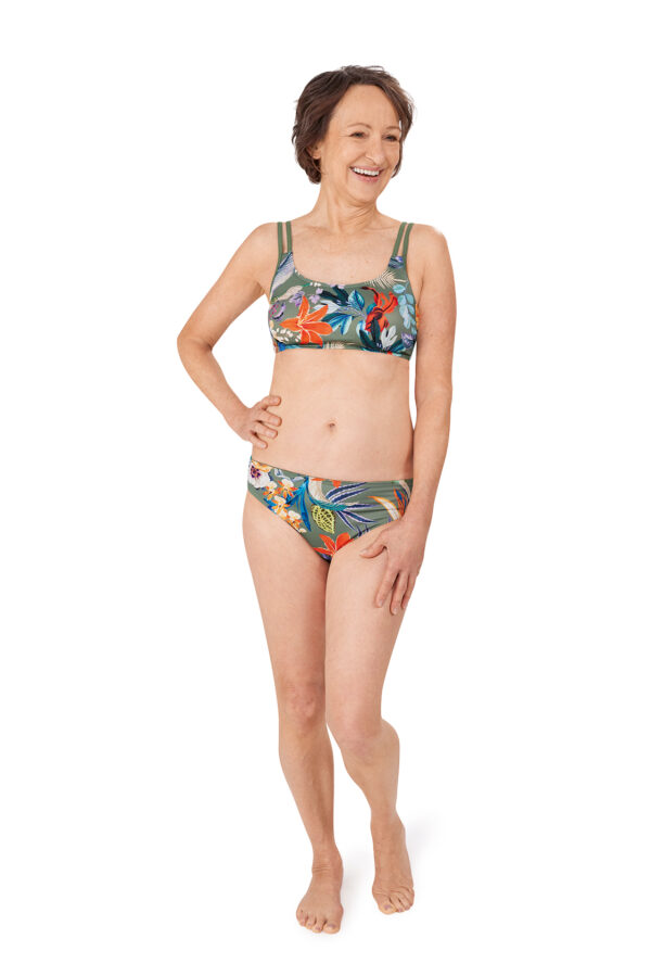 Krabi Mastectomy Bikini Set Modelled