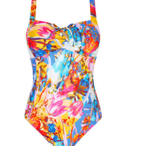 Kuala Lumpur Half Bodice Swimsuit | Multicoloured | Amoena