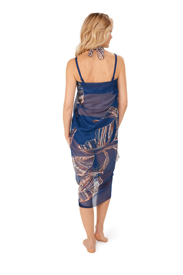 Lanzarote Paero Sarong Swimsuit Coverup back Modelled