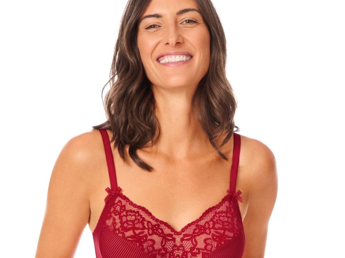 Amoena Bliss Padded Wire-Free Mastectomy Bra – Crimson Lingerie