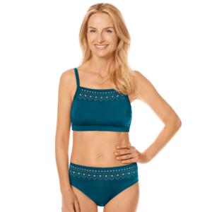 Crete Bikini Set | Soft Pocketed Bikini | Jade Blue | Amoena