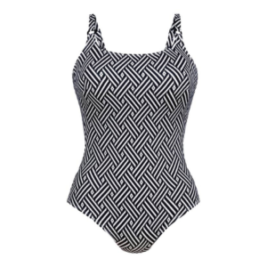 Carini Mastectomy Swimsuit | Geometric Tile | Anita Care