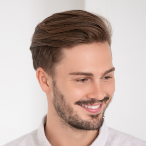Jet Toupee | Men’s Hair System |  Heat Friendly Synthetic | Ellen Wille