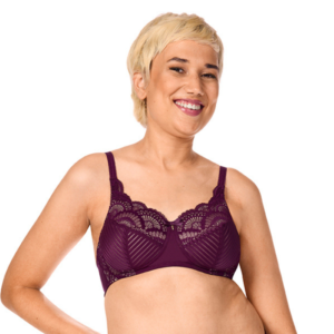 Karolina Soft Padded Bra | Dark Berry | Amoena