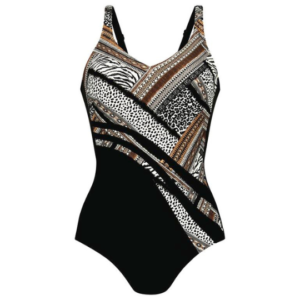 Dirban Supportive Swimsuit | Safari Pattern | Anita