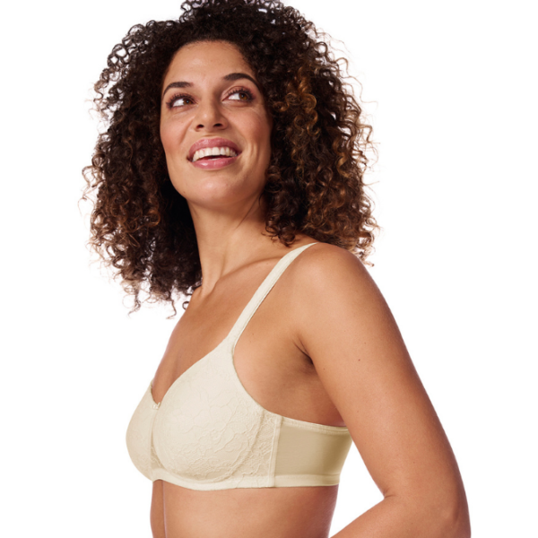 Camilla Padded Non Wired Bra | Off White | Amoena - Image 2