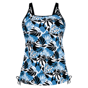Alassio Tankini Set | Blue Graphic Print | Anita