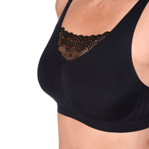 Esra Camisole Bra | Seam Free | Black | Amoena - Image 2