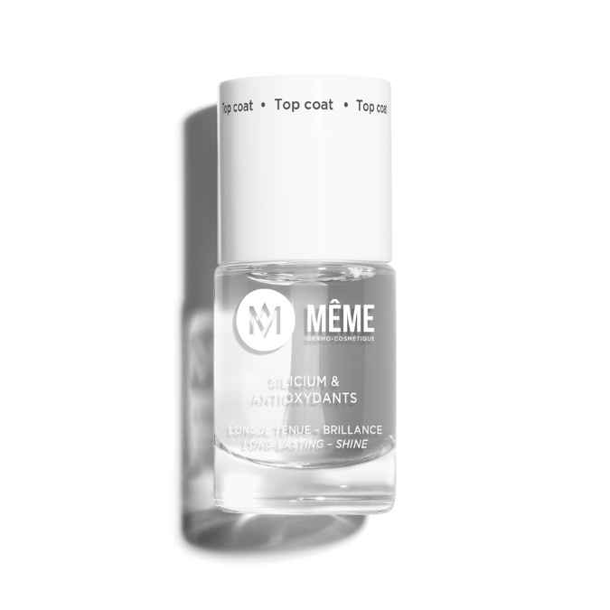 Silicon Top Coat | Nail Polish | Clear or Sparkling | Meme