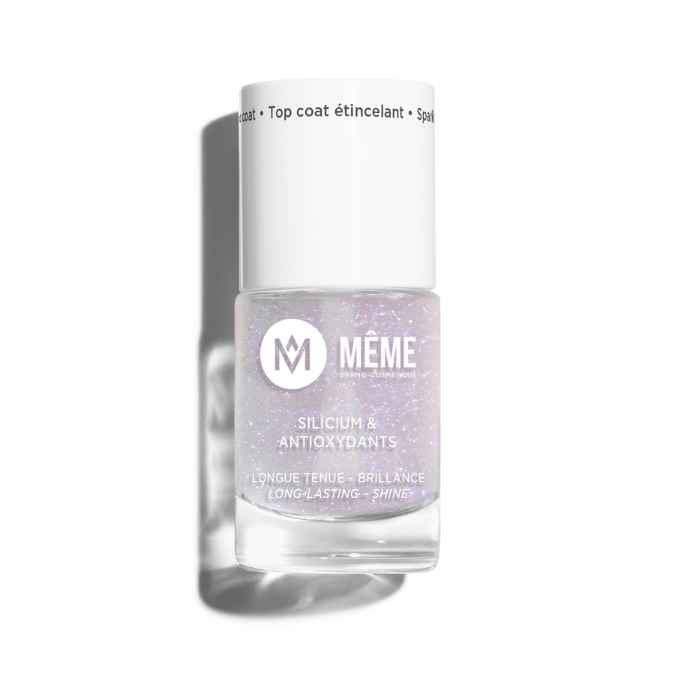 Silicon Top Coat | Nail Polish | Clear or Sparkling | Meme - Image 2