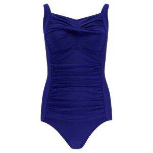 Maldives Royal Blue Rouched Swimsuit | Blue | Nicola Jane