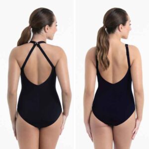 Winnipeg Slimming Swimsuit | Navy & Teal | Anita