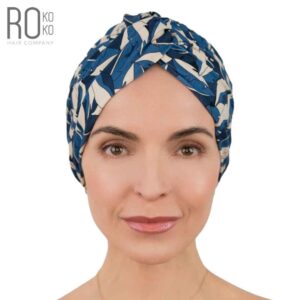 Aruba Navy Blue Turban | Bamboo Viscose | Rokoko