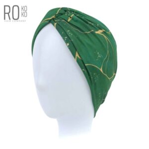 Aruba Green Turban | Cotton | Rokoko
