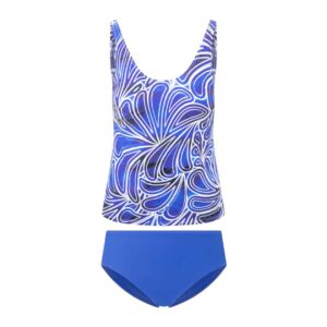 Blue Splash Tankini | Blue Printed | Susa