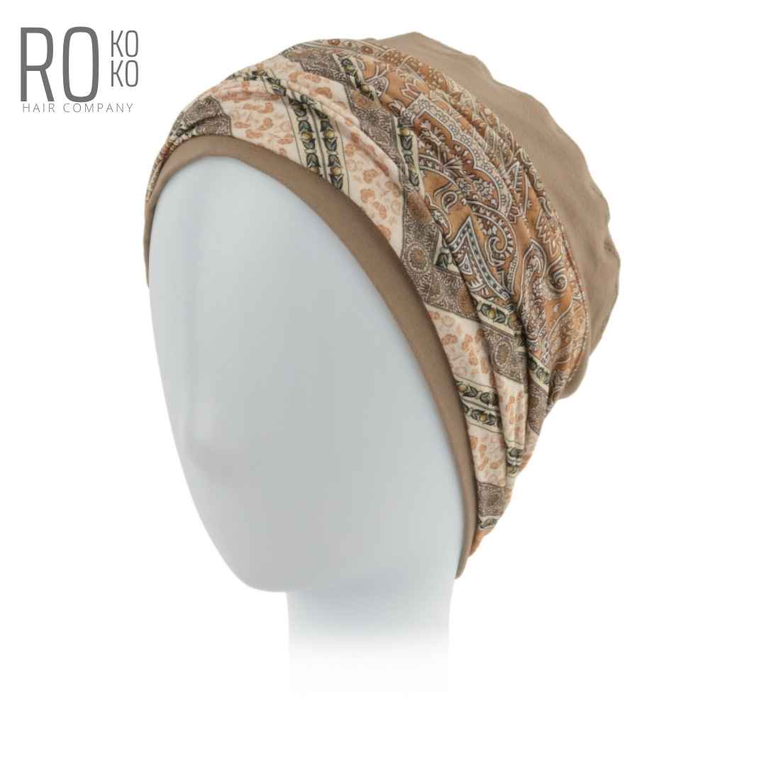 Capri Hat | Bamboo | Brown Pattern | Rokoko