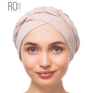 Corsica Turban | Bamboo | Beige | Rokoko