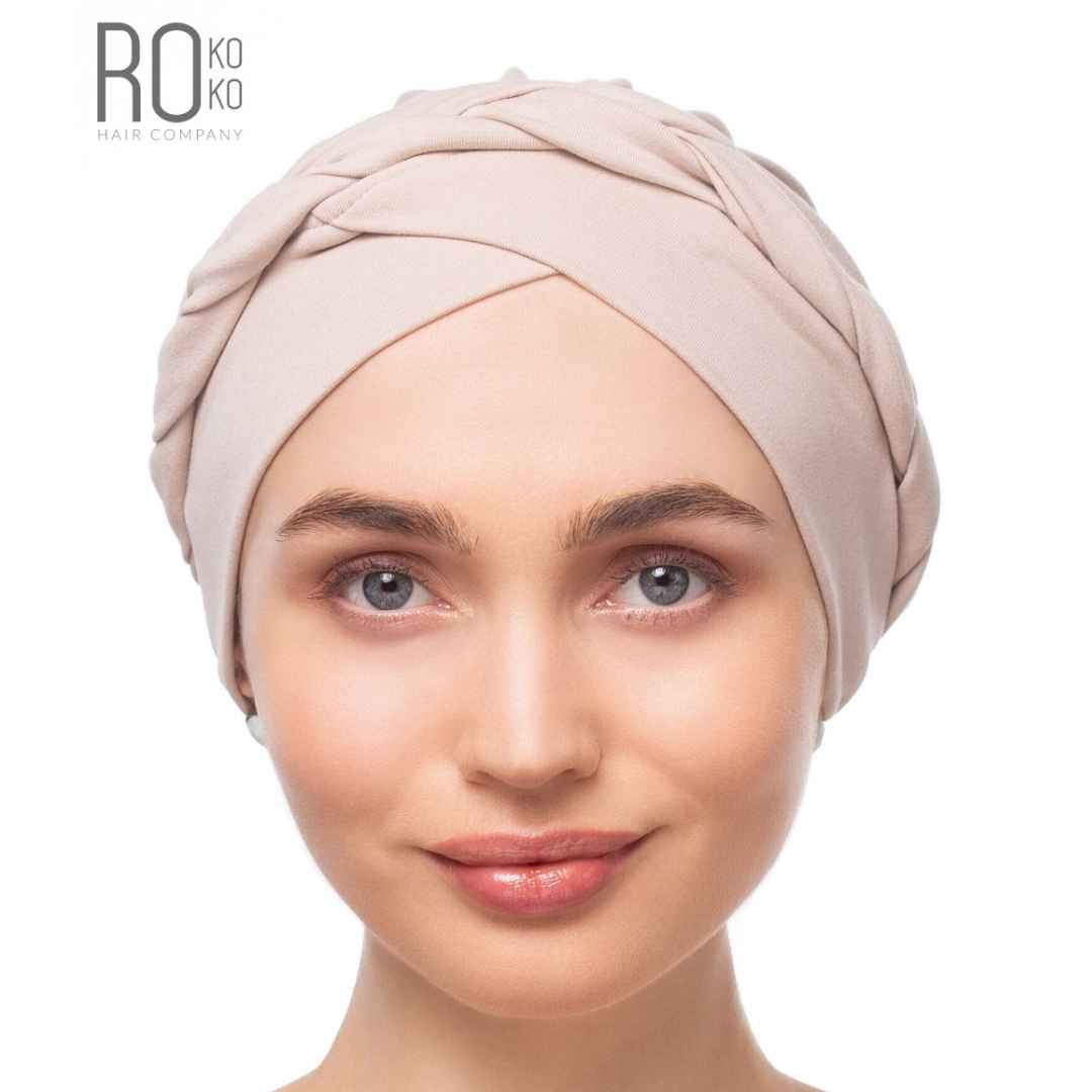 Corsica Turban | Bamboo | Beige | Rokoko