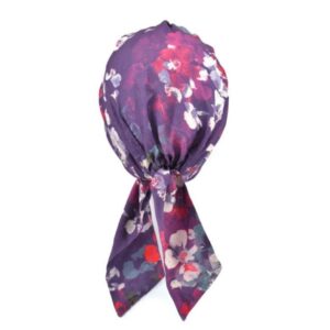 Crocus Turban | Bandana Style | Purple Pattern | Rokoko
