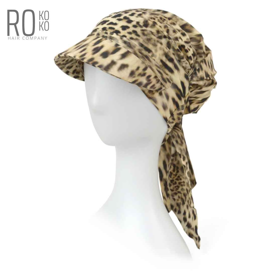 Palermo Visor Turban | Bandana Style | Leopard Print | Rokoko - Image 2
