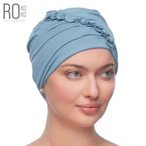 Porto Hat | Bamboo | Blue | Rokoko