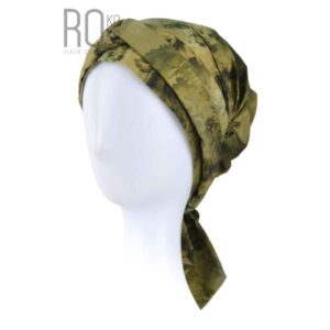 Sara Turban | Tie Detail | Olive Green | Rokoko