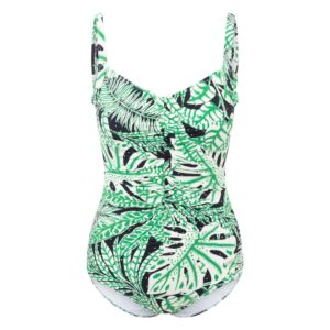 Urban Jungle Swimsuit | Green Leaf Pattern | Susa