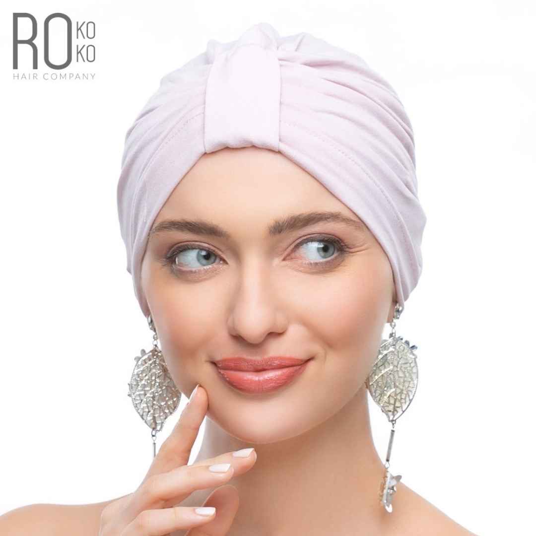 Zanzibar Turban & 2 Scarf Set | Soft Pink | Rokoko - Image 7