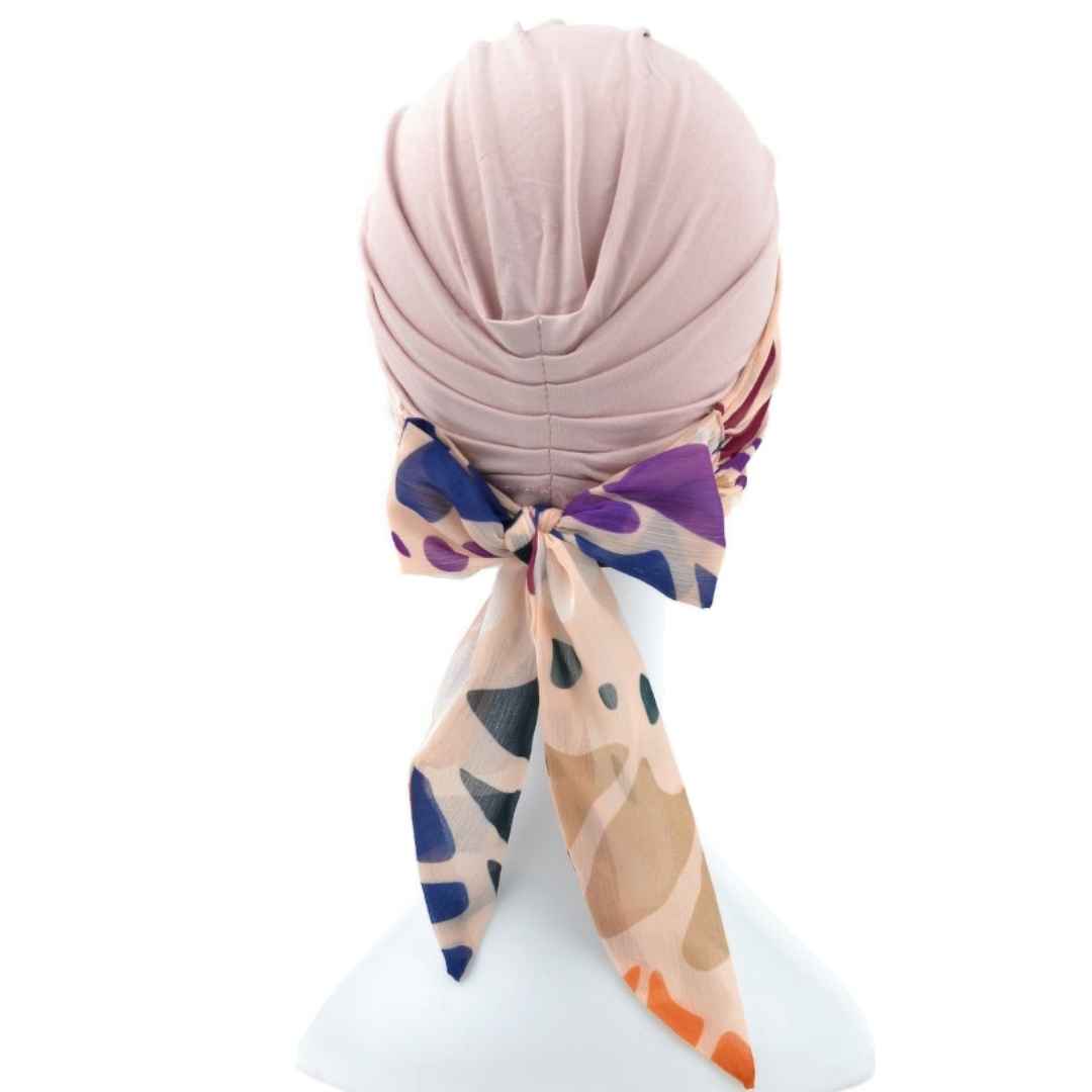 Zanzibar Turban & 2 Scarf Set | Soft Pink | Rokoko - Image 5