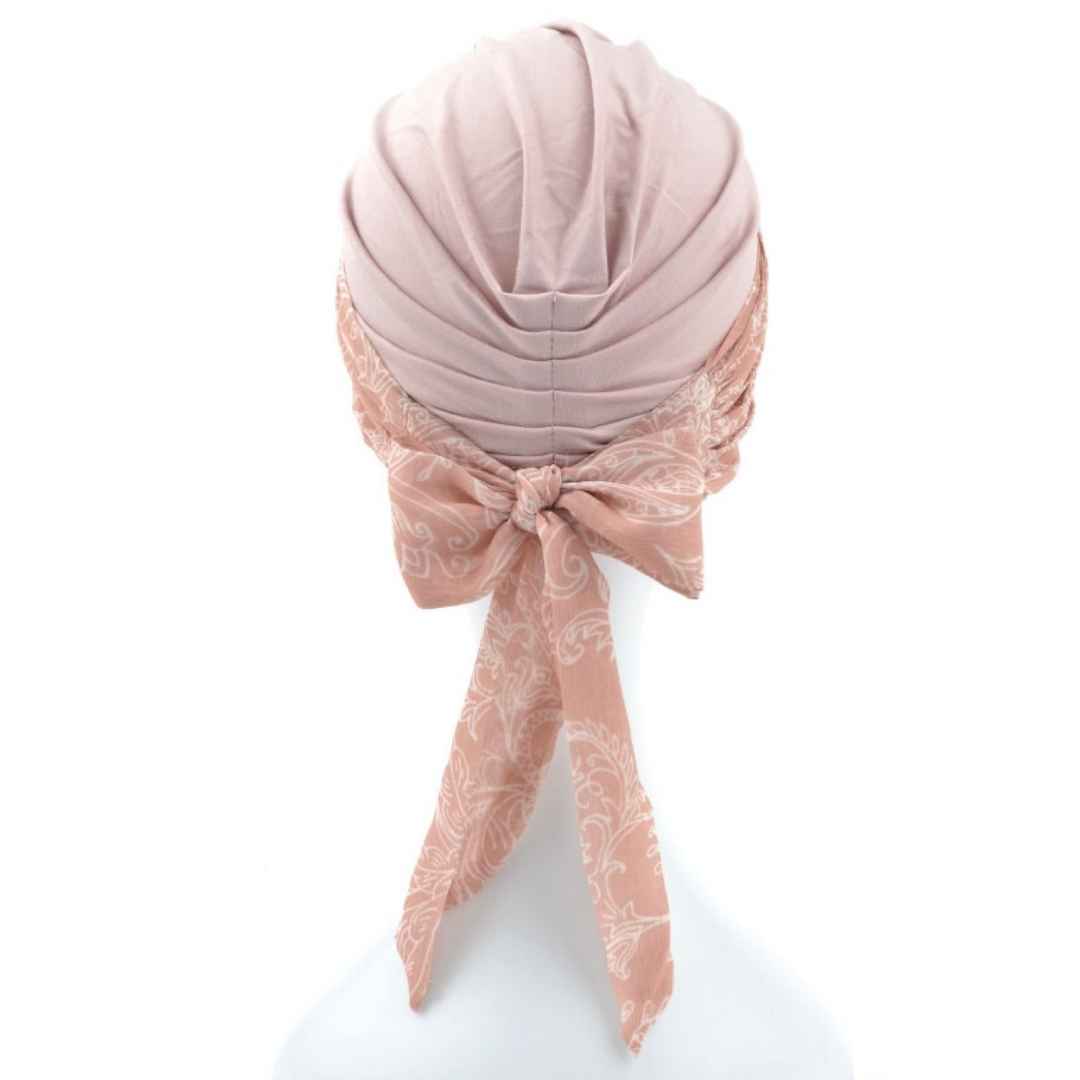 Zanzibar Turban & 2 Scarf Set | Soft Pink | Rokoko - Image 6