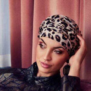 Amber Turban Set | Gold Glitter Leo | House of Christine