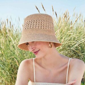 Sunna Straw Sun Hat | SPF 15 | House of Christine