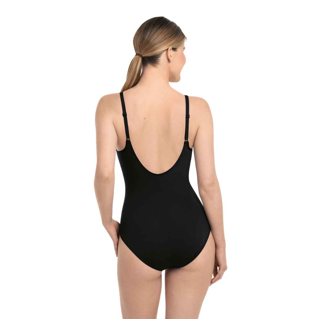 Almeria Padded Swimsuit | Black | Anita - Image 3
