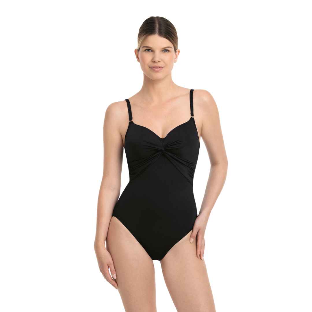 Almeria Padded Swimsuit | Black | Anita - Image 2