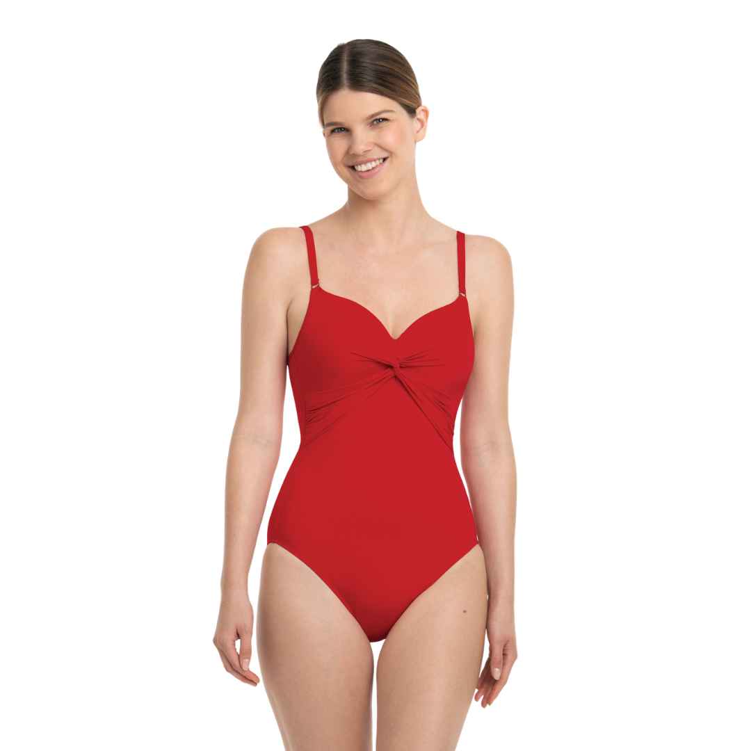 Almeria Padded Swimsuit | Chilli Red | Anita - Image 3