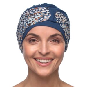 Bombay Turban | Bamboo | Blue | Rokoko