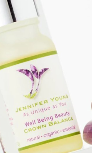 Jennifer Young Well Being Crown Oil. Used for Oncology massage and facials