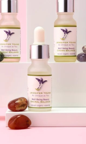 Jennifer Young Well Being Oils, Used for Oncology massage and facials